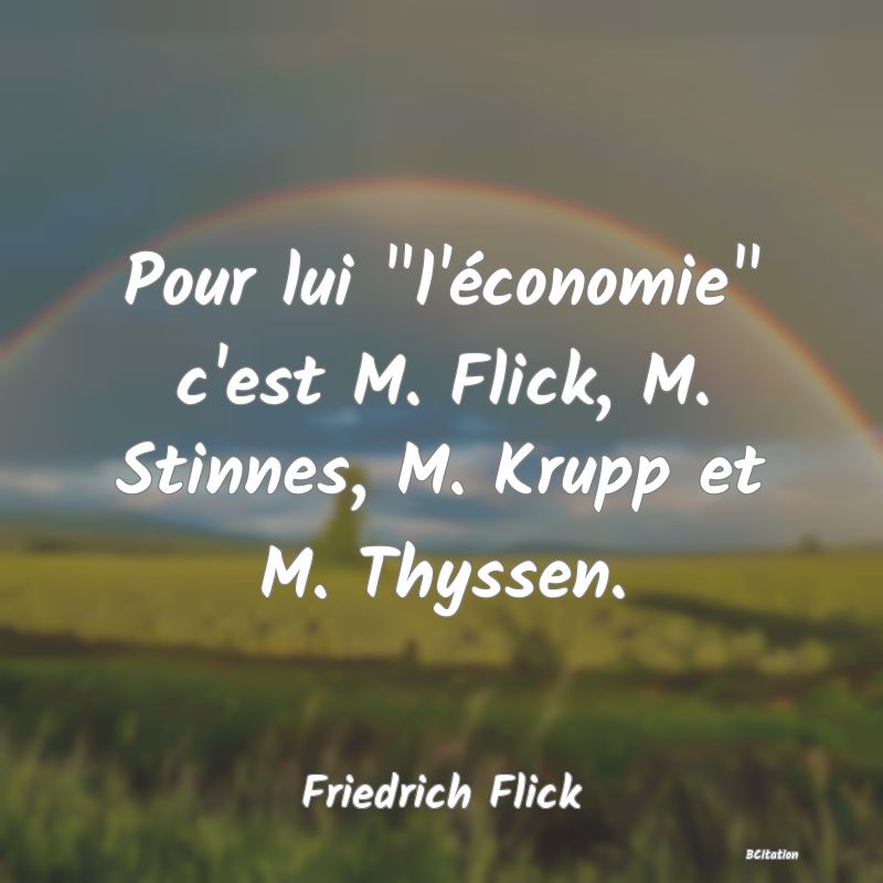 Belle Citation - Pour lui 