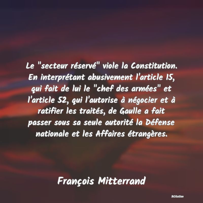 Belle Citation - Le 