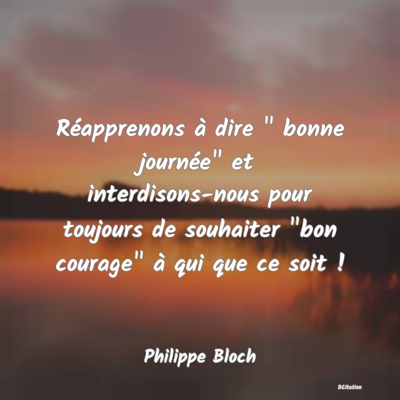Belle Citation - Réapprenons à dire 