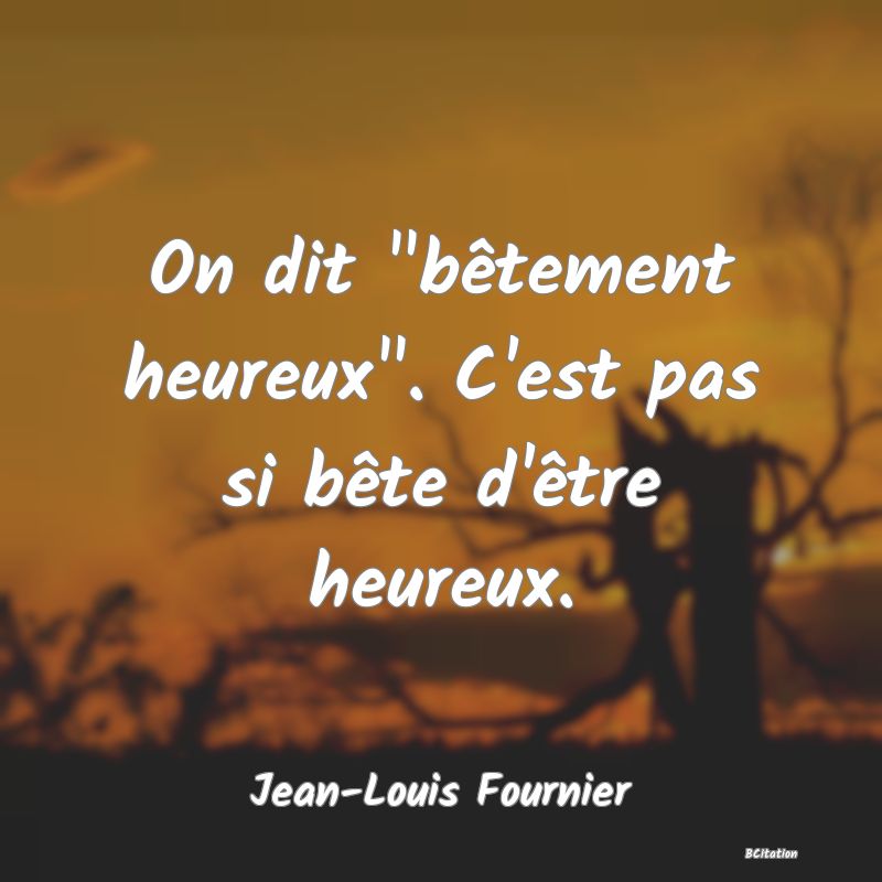 Belle Citation - On dit 
