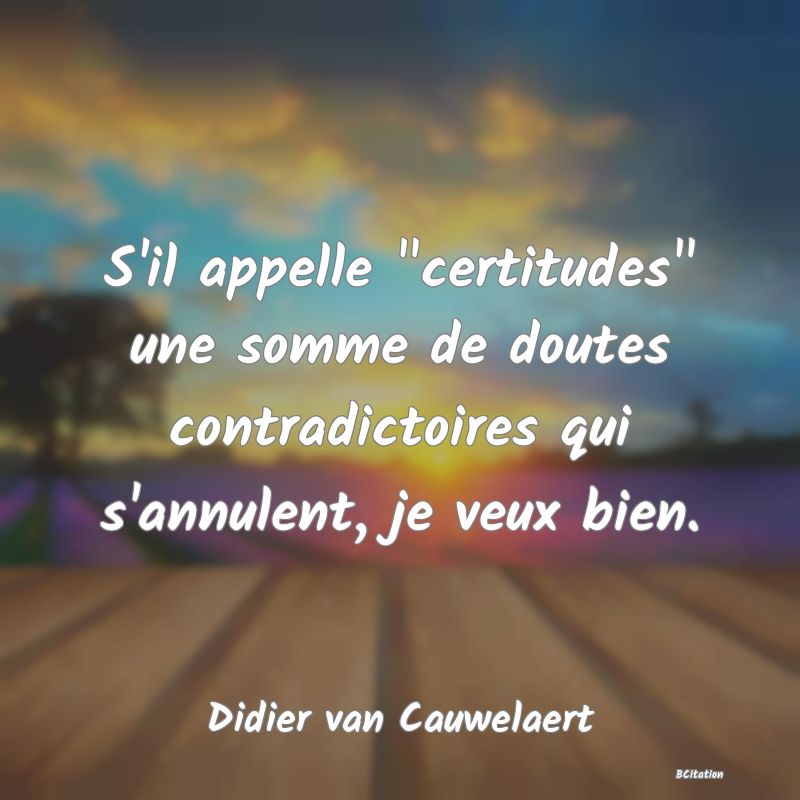 Belle Citation - S'il appelle 