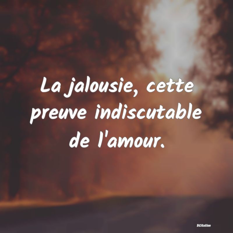 La Jalousie Cette Preuve Indiscutable De Lamour